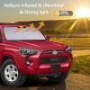 imageJDMCAR Storage Drawer and Windshield Sun Shade Compatible with Toyota 4Runner Accessories 20142024