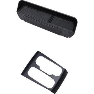 imageJDMCAR Central Control Gear Shift Panel Trim Cover and Dashboard Storage Tray Compatible with 2023 2024 2025 2026 Chevy ColoradoGMC Canyon Accessories