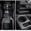 imageJDMCAR Center Console Organizer and Liner Accessories Black Trim Compatible with Toyota 4Runner Accessories 20102024