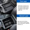 imageJDMCAR Windshield Sun Shade and 2PCS Center Console Insert Set Compatible with Toyota Tacoma 20162023