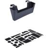 imageJDMCAR Center Console Organizer and Liner Accessories Gray Trim Compatible with Toyota 4Runner Accessories 20102024