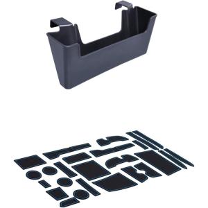 imageJDMCAR Center Console Organizer and Liner Accessories Blue Trim Compatible with Toyota 4Runner Accessories 20102024