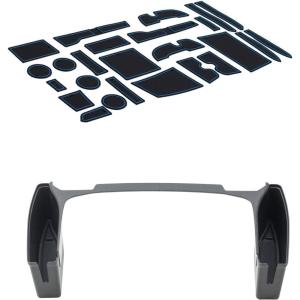 imageJDMCAR Liner Accessories Blue Trim and Gear Shift Organizer Tray Compatible with Toyota 4Runner Accessories 20102024