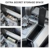 imageJDMCAR Coin Box Organizer and Liner Accessories Blue Trim Compatible with 4Runner Accessories 20102023 2024