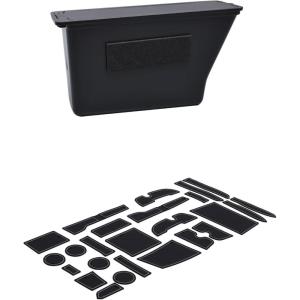 imageJDMCAR Coin Box Organizer and Liner Accessories Gray Trim Compatible with 4Runner Accessories 20102023 2024