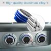 imageJDMCAR Compatible with Toyota Tacoma 20052015 AC Air Conditioning Control Switch Knob Button HVAC Control Knob Tacoma Heater Temperature HVAC Fan Control Knob A Set of 3 Knobs  BlueBlue
