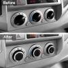 imageJDMCAR Compatible with Toyota Tacoma 20052015 AC Air Conditioning Control Switch Knob Button HVAC Control Knob Tacoma Heater Temperature HVAC Fan Control Knob A Set of 3 Knobs  BlueBlack