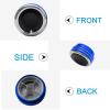 imageJDMCAR Compatible with Toyota Tacoma 20052015 AC Air Conditioning Control Switch Knob Button HVAC Control Knob Tacoma Heater Temperature HVAC Fan Control Knob A Set of 3 Knobs  BlueBlue