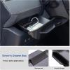 imageJDMCAR 3PCS Center Console Organizer Set Compatible with 20192024 2025 Toyota RAV4 Gear Shift Storage Tray Drivers Side Cubby Drawer Storage Box Interior Accessories201920253pcs