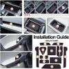 imageJDMCAR Liner Accessories Compatible with 2026 Toyota RAV4 Accessories Custom NonSlip Anti Dust Cup Holder and Door Pocket Inserts Kit Red Trim  13 PC Set