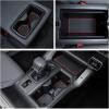 imageJDMCAR Liner Accessories Compatible with 2026 Toyota RAV4 Accessories Custom NonSlip Anti Dust Cup Holder and Door Pocket Inserts Kit Red Trim  13 PC Set