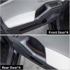 imageJDMCAR Liner Accessories Compatible with 2026 Toyota RAV4 Accessories Custom NonSlip Anti Dust Cup Holder and Door Pocket Inserts Kit Red Trim  13 PC Set