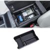imageJDMCAR Center Console Organizer Compatible with 2026 Toyota Rav4 Insert ABS Secondary Storage Tray with NonSlip Silicone Liner for RAV4 Interior Accessories