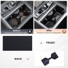 image:imageJDMCAR Liner Accessories Compatible with 2026 Toyota RAV4 Accessories Custom NonSlip Anti Dust Cup Holder and Door Pocket Inserts Kit Black Trim  13 PC SetWhite Trim