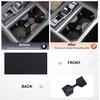 image:imageJDMCAR Liner Accessories Compatible with 2026 Toyota RAV4 Accessories Custom NonSlip Anti Dust Cup Holder and Door Pocket Inserts Kit Black Trim  13 PC SetRed Trim