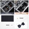 image:imageJDMCAR Liner Accessories Compatible with 2026 Toyota RAV4 Accessories Custom NonSlip Anti Dust Cup Holder and Door Pocket Inserts Kit Black Trim  13 PC SetGray Trim