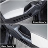 image:imageJDMCAR Liner Accessories Compatible with 2026 Toyota RAV4 Accessories Custom NonSlip Anti Dust Cup Holder and Door Pocket Inserts Kit Black Trim  13 PC SetWhite Trim