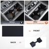 image:imageJDMCAR Liner Accessories Compatible with 2026 Toyota RAV4 Accessories Custom NonSlip Anti Dust Cup Holder and Door Pocket Inserts Kit Black Trim  13 PC SetBlack Trim