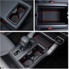 image:imageJDMCAR Liner Accessories Compatible with 2026 Toyota RAV4 Accessories Custom NonSlip Anti Dust Cup Holder and Door Pocket Inserts Kit Black Trim  13 PC SetRed Trim