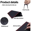 image:imageJDMCAR Liner Accessories Compatible with 2026 Toyota RAV4 Accessories Custom NonSlip Anti Dust Cup Holder and Door Pocket Inserts Kit Black Trim  13 PC SetRed Trim