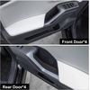 image:imageJDMCAR Liner Accessories Compatible with 2026 Toyota RAV4 Accessories Custom NonSlip Anti Dust Cup Holder and Door Pocket Inserts Kit Black Trim  13 PC SetBlack Trim