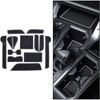image:imageJDMCAR Liner Accessories Compatible with 2026 Toyota RAV4 Accessories Custom NonSlip Anti Dust Cup Holder and Door Pocket Inserts Kit Black Trim  13 PC SetWhite Trim